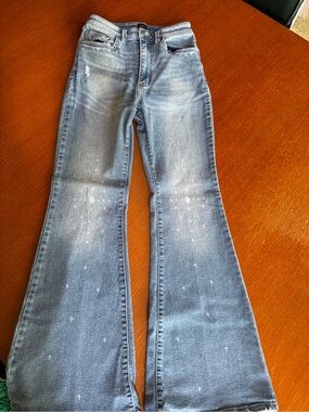 RARE Lee Printed High Rise Flare